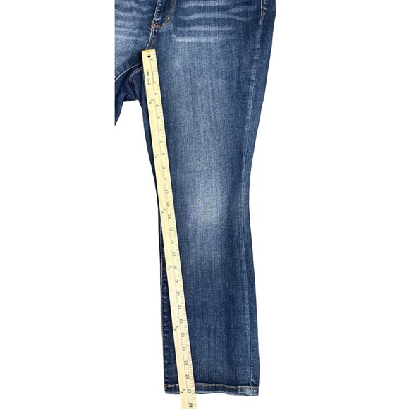 Judy Blue 14W Skinny Fit Capri Jeans Mid Rise Stretch Blue Wash Denim - Picture 5 of 10